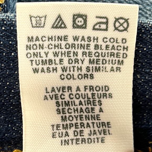 Y2K Polo Ralph Lauren Denim Maxi Jean Skirt 10 Grunge Modest Western Prairie VTG - Picture 12 of 12